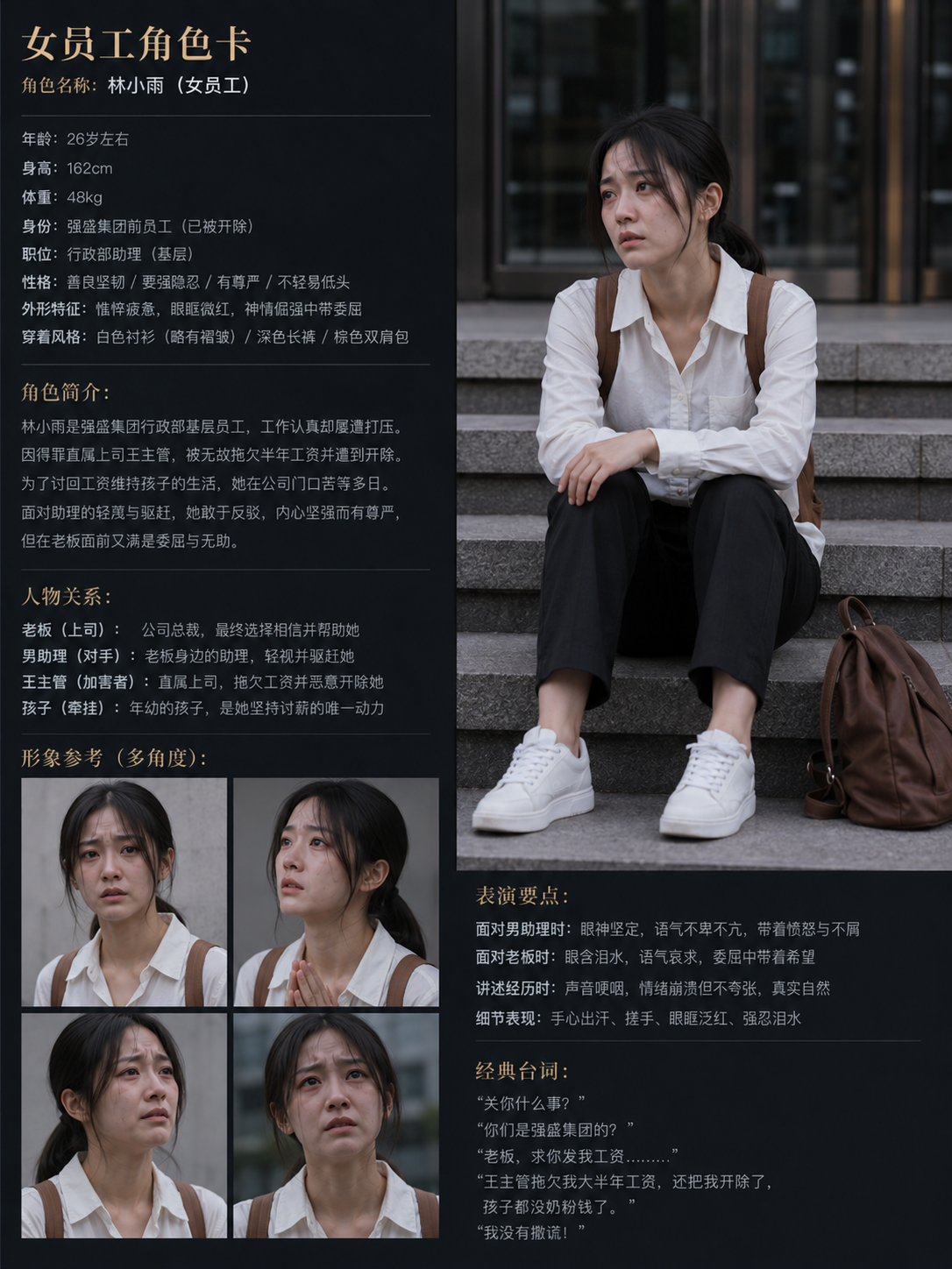 角色模卡示例一