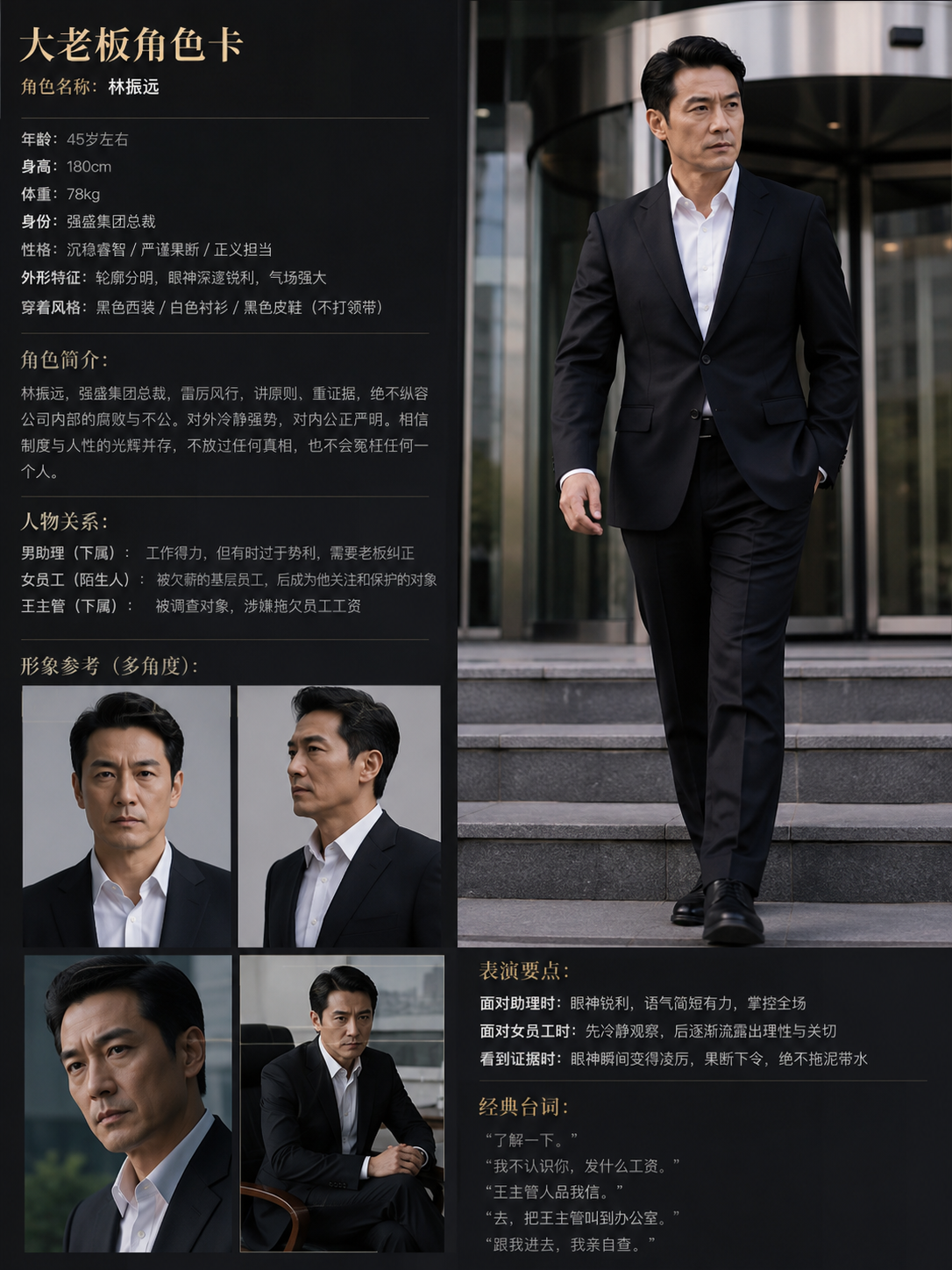 角色模卡示例三